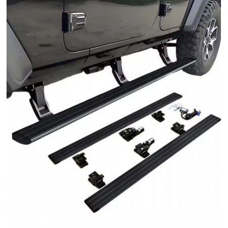 JEEP WRANGLER JK 4 DRZWI 2007-2017 PRÓG PROGI ELEKTRYCZNE STOPNIE WYSUWANE