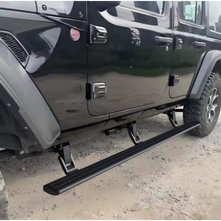 JEEP WRANGLER JK 4 DRZWI 2007-2017 PRÓG PROGI ELEKTRYCZNE STOPNIE WYSUWANE