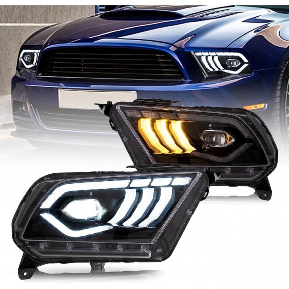FORD MUSTANG 2010-2014 LAMPA LAMPY EUROPA KOMPLET LEWA + PRAWA LED VLAND
