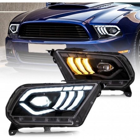 FORD MUSTANG 2010-2014 LAMPA LAMPY EUROPA KOMPLET LEWA + PRAWA LED VLAND