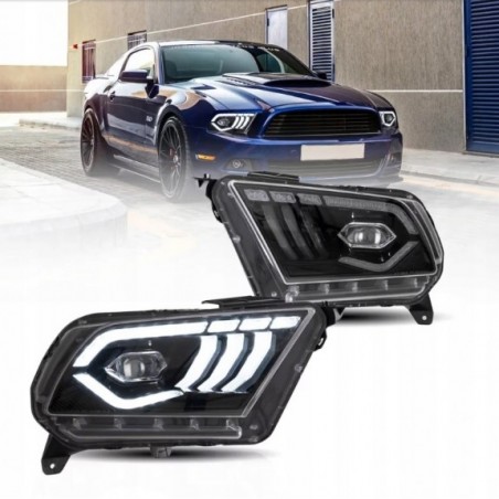 FORD MUSTANG 2010-2014 LAMPA LAMPY EUROPA KOMPLET LEWA + PRAWA LED VLAND