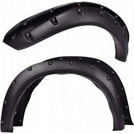 DODGE RAM 1500 2011-2018 POSZERZENIA NAKŁADKI LISTWA BŁOTNIK Z OTWORAMI KPL