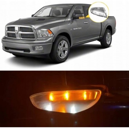 DODGE RAM 1500 2009-2018 KIERUNKOWSKAZ MIGACZ LUSTERKA LEWY