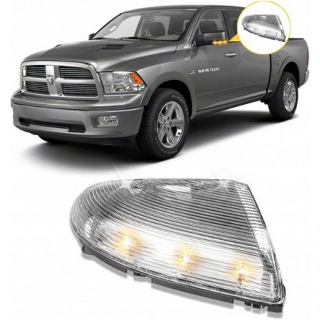 DODGE RAM 1500 2009-2018 KIERUNKOWSKAZ MIGACZ LUSTERKA LEWY