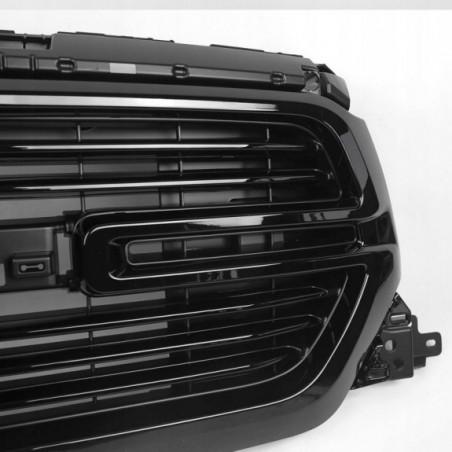 DODGE RAM 1500 V LARAMIE 2019- ATRAPA GRILL CZARNA POŁYSK + LOGO + PODSTAWA