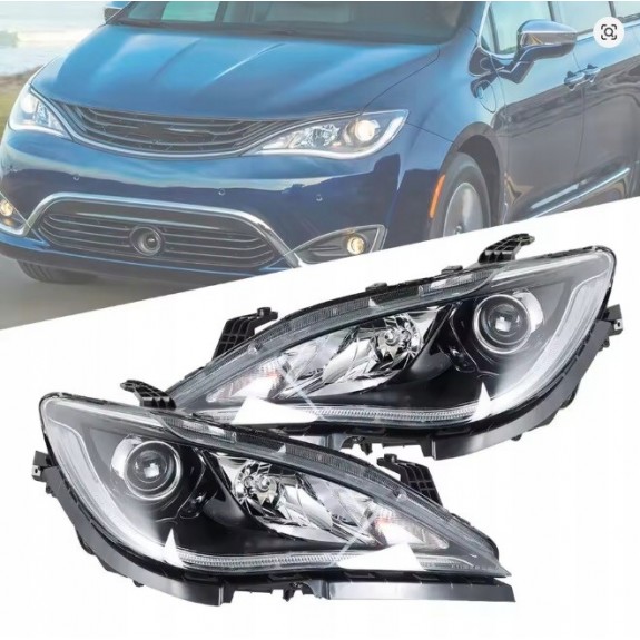 CHRYSLER PACIFICA 2017-2020 LAMPA REFLEKTOR SOCZEWKA PRAWA + LEWA KPL Z LED