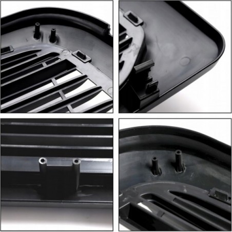 DODGE RAM 1500 2013-2018 ATRAPA GRILL CZARNA DO MALOWANIA + LOGO RAM