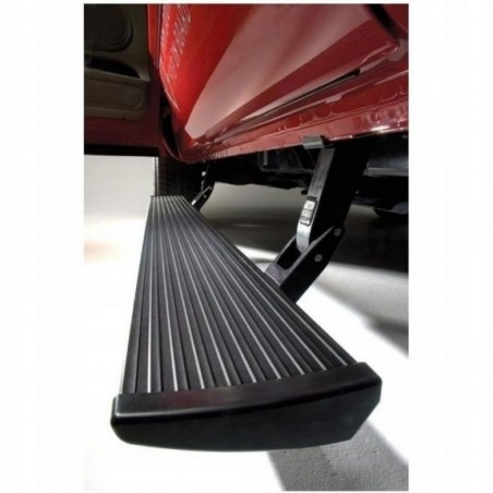 DODGE RAM 1500 IV 2011- PRÓG PROGI ELEKTRYCZNE STOPNIE WYSUWANE Z LED +LOGO