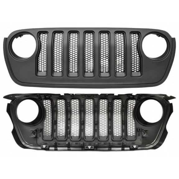 JEEP WRANGLER JL 2018-2024 ATRAPA GRILL CZARNY SIATKA 82215114