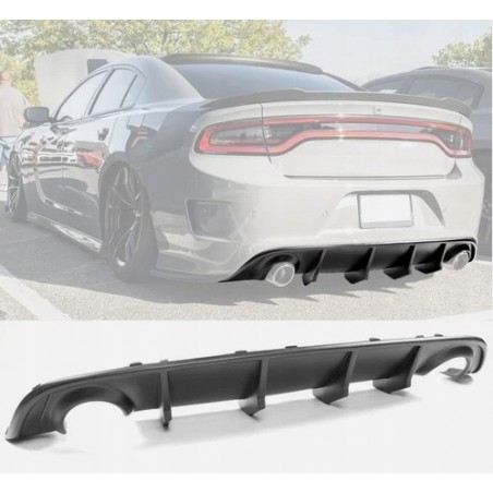 DODGE CHARGER SRT 2015-2023 ZDERZAK TYŁ GÓRNY + DYFUZOR BEZ PDC KOMPLETNY