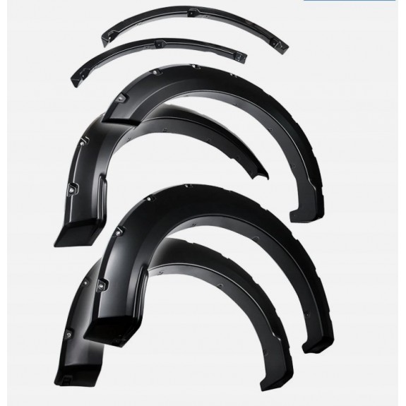 FORD F-150 2015-17 POSZERZENIA NAKŁADKI LISTWY LISTWA BŁOTNIK Z NITAMI KPL.