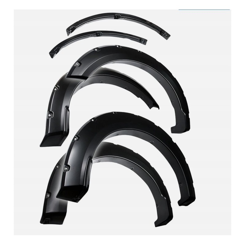 FORD F-150 2015-17 POSZERZENIA NAKŁADKI LISTWY LISTWA BŁOTNIK Z NITAMI KPL.