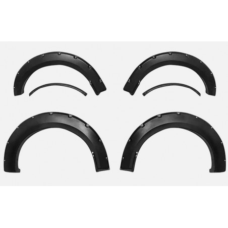 FORD F-150 2015-17 POSZERZENIA NAKŁADKI LISTWY LISTWA BŁOTNIK Z NITAMI KPL.