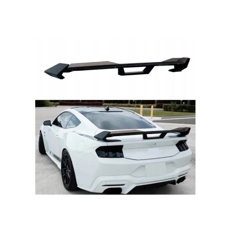 FORD MUSTANG S650 2024-26 SPOILER LOTKA KLAPY STYL DARK HORSE CZARNY POŁYSK