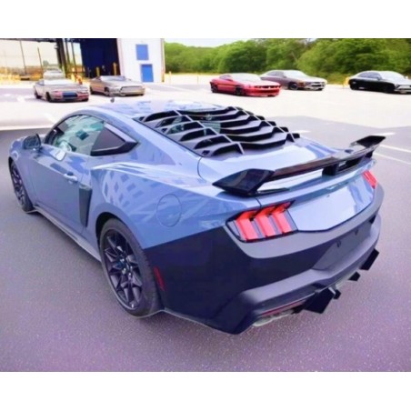 FORD MUSTANG S650 2024-26 SPOILER LOTKA KLAPY STYL DARK HORSE CZARNY POŁYSK