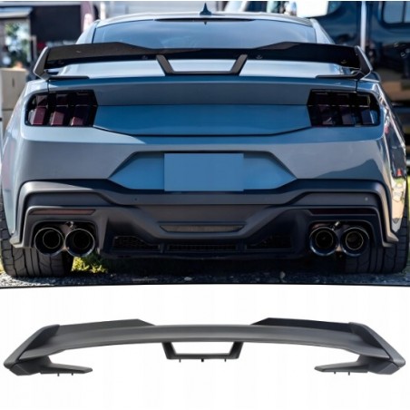 FORD MUSTANG S650 2024-26 SPOILER LOTKA KLAPY STYL DARK HORSE CZARNY POŁYSK