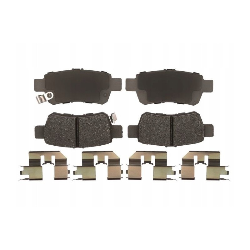 HONDA ODYSSEY 2005-2010 KLOCKI HAMULCOWE TYLNE + BLASZKI MONTAŻOWE