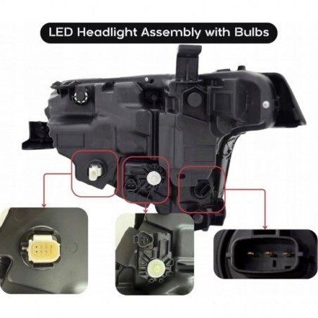 TOYOTA TUNDRA 2022-2024 SEQUOIA 23-25 LAMPA LAMPY PRZEDNIE KOMPLET Z LED