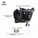 DODGE RAM 1500 2019-24 LAMPA LAMPY LED CZARNE SOCZEWKI VLAND MATRIX KOMPLET