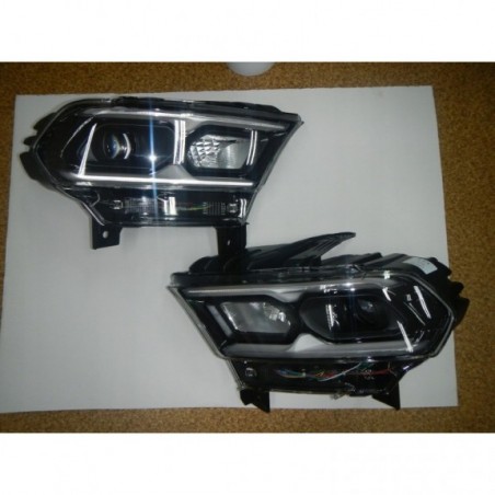 DODGE DURANGO 2021- LAMPA LEWA + PRAWA FULL LED CZARNA USA KOMPLET Z SILNIK