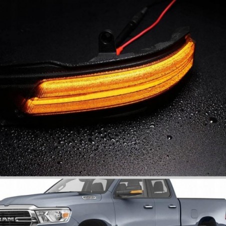 DODGE RAM V 2019- KIERUNKOWSKAZ KIERUNKOWSKAZY LED LUSTEREK DYMIONE TUNING