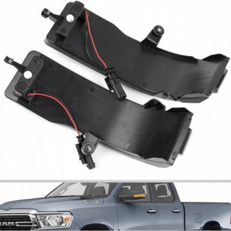 DODGE RAM V 2019- KIERUNKOWSKAZ KIERUNKOWSKAZY LED LUSTEREK DYMIONE TUNING