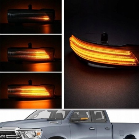 DODGE RAM 1500 2019- KIERUNKOWSKAZ KIERUNKOWSKAZY LED LUSTEREK JASNE TUNING