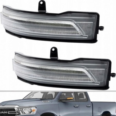 DODGE RAM 1500 2019- KIERUNKOWSKAZ KIERUNKOWSKAZY LED LUSTEREK JASNE TUNING