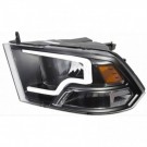 DODGE RAM 2009-2018 LAMPA LAMPY PRAWA + LEWA Z LED TUNING CZARNE BLACK KPL