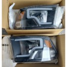 DODGE RAM 2009-2018 LAMPA LAMPY PRAWA + LEWA Z LED TUNING CZARNE BLACK KPL