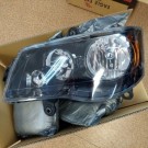 DODGE GRAND CARAVAN 11- LAMPA LAMPY LEWA +PRAWA CZARNE BLACK KOMPLET EUROPA