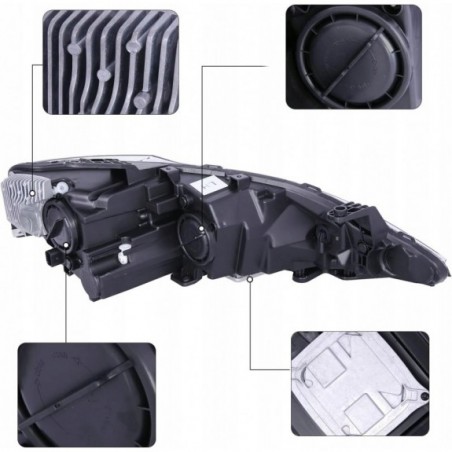 CHRYSLER PACIFICA 2017-21 LAMPA XENON USA KOMPLETNA LEWA + PRAWA LED Z DRL