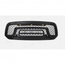 DODGE RAM 1500 2013-18 ATRAPA GRILL STYL WZÓR REBEL + LAMPKI + NAPIS LED