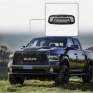 DODGE RAM 1500 2013-18 ATRAPA GRILL STYL WZÓR REBEL + LAMPKI + NAPIS LED