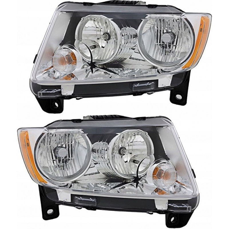 JEEP GRAND CHEROKEE WK2 2011-2013 LAMPA LAMPY PRZÓD LEWA + PRAWA KPL USA