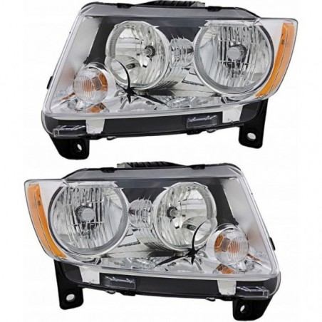 JEEP GRAND CHEROKEE WK2 2011-2013 LAMPA LAMPY PRZÓD LEWA + PRAWA KPL USA