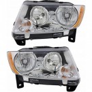 JEEP GRAND CHEROKEE WK2 2011-2013 LAMPA LAMPY PRZÓD LEWA + PRAWA KPL USA