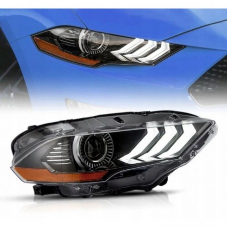 FORD MUSTANG 2018-2023 LAMPA LAMPY PRZEDNIE LED VLAND KOMPLET EUROPA