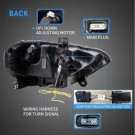 FORD MUSTANG 2018-2023 LAMPA LAMPY PRZEDNIE LED VLAND KOMPLET EUROPA