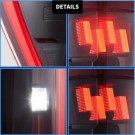 FORD F150 F-150 2021- LAMPA LAMPY LED VLAND KPL LEWA + PRAWA CZERWONE ŻÓŁTY