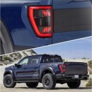 FORD F150 F-150 2021- LAMPA LAMPY LED VLAND KPL LEWA + PRAWA CZERWONE ŻÓŁTY