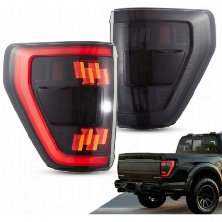 FORD F150 F-150 2021- LAMPA LAMPY LED VLAND KPL LEWA + PRAWA DYMIONE ŻÓŁTY