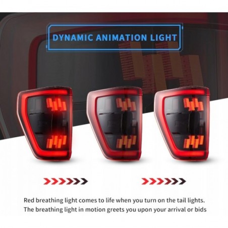 FORD F150 F-150 2021- LAMPA LAMPY LED VLAND KPL LEWA + PRAWA DYMIONE ŻÓŁTY
