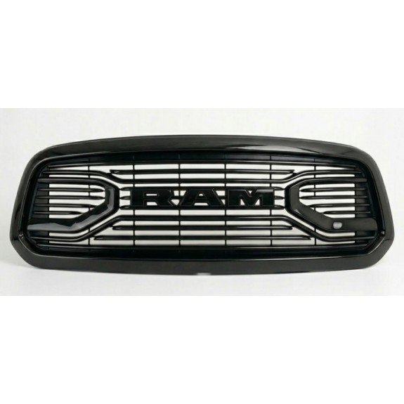 DODGE RAM 1500 2013-2018 ATRAPA GRILL CZARNY POŁYSK + LOGO RAM