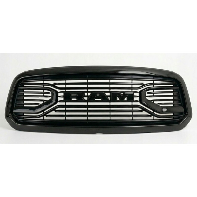 DODGE RAM 1500 2013-2018 ATRAPA GRILL CZARNY POŁYSK + LOGO RAM
