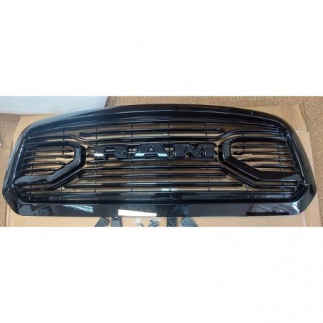 DODGE RAM 1500 2013-2018 ATRAPA GRILL CZARNY POŁYSK + LOGO RAM