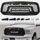 ATRAPA GRILL STYL WZÓR REBEL + LAMPKI + NAPIS LED DODGE RAM 1500 2013-2018