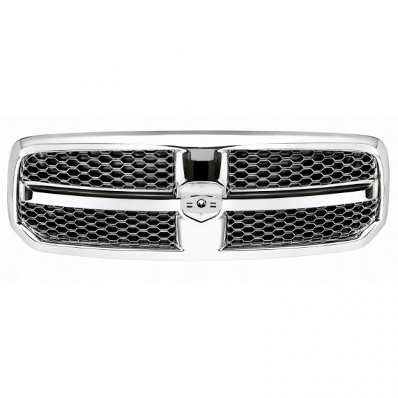 DODGE RAM 1500 2013-2018 ATRAPA GRILL PEŁNY CHROM SIATKA NOWY