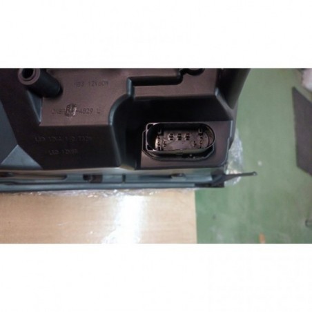 DODGE RAM 2013- LAMPA LAMPY PRAWA+LEWA BLACK LED BIAŁY DRL SOCZEWKA KPL USA