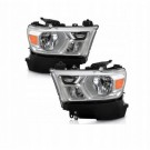 DODGE RAM 1500 V 2019-2024 LAMPA PRZÓD PRAWA + LEWA JASNA ZWYKŁA